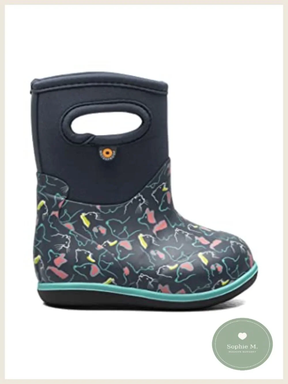 BOGS Baby Classic Solid Boot Infants Toddler Winter Rain Snow Boots Waterproof